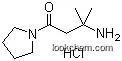 Molecular Structure of 1246471-46-4 (3-Amino-3-methyl-1-pyrrolidino-1-butanone Hydrochloride)